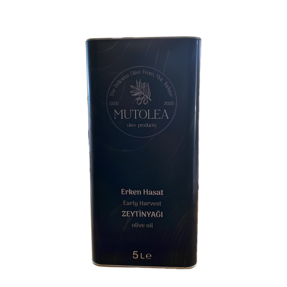MUTOLEA ERKEN HASAT SOGUK SIKIM ZEYTİNYAĞI YENİ SEZON 5LT