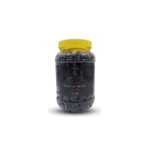 Siyah Yağlı Sele Şah Zeytin - 1Kg