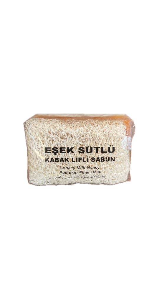 eşek sütlü kabak lifli sabun
